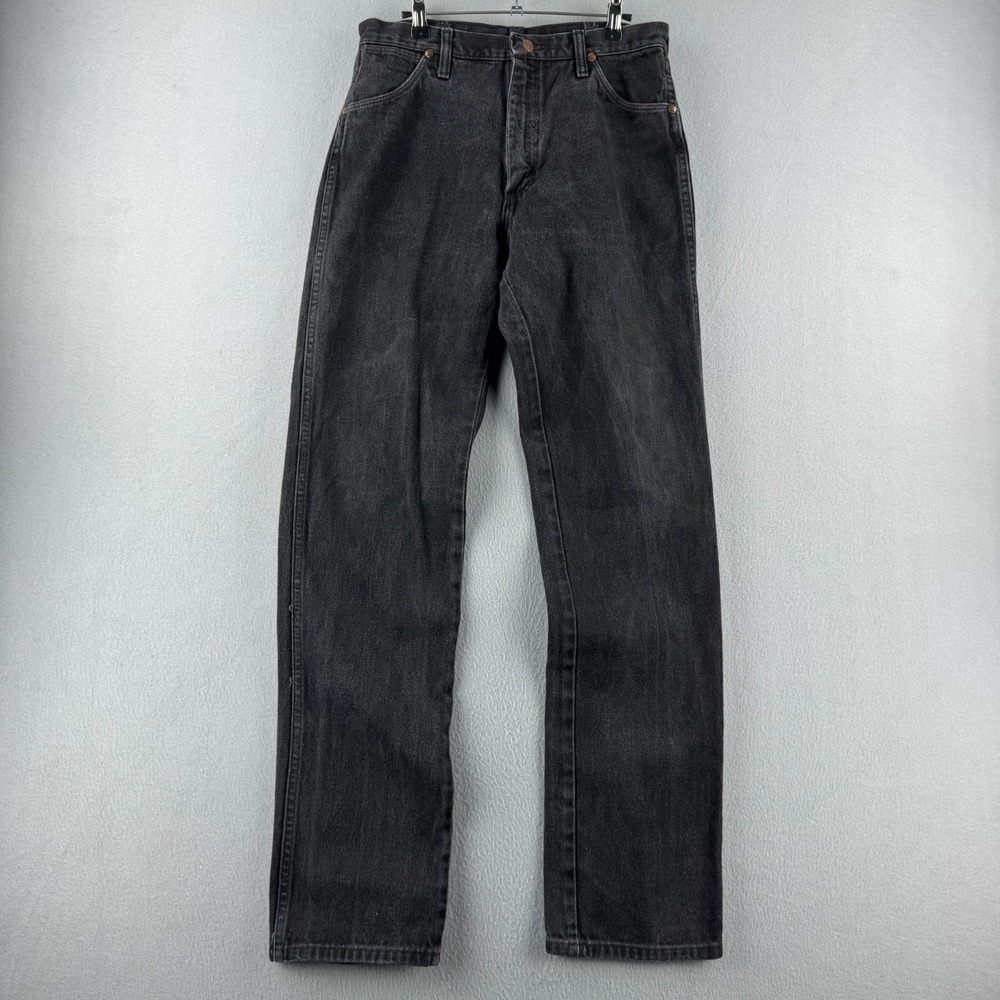 Vintage Wrangler Jeans Mens 32x36 (Fits 30x34) Cowboy Cut OG Fit Black USA Made